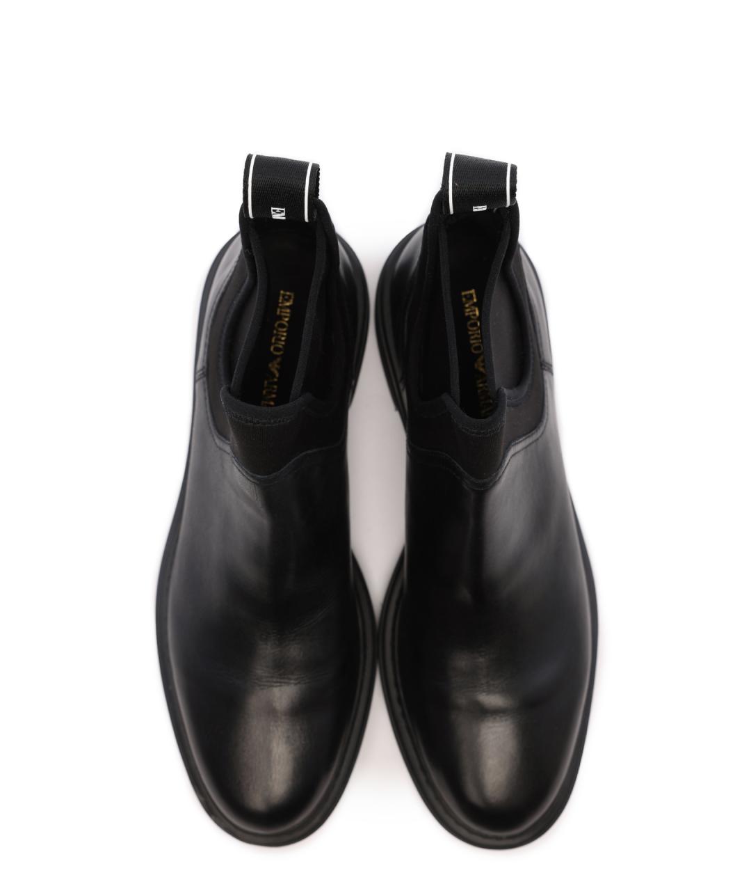 EMPORIO ARMANI Кожаные ботинки, фото 3
