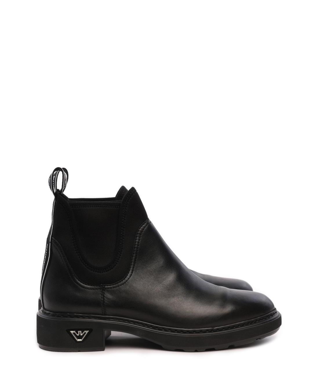 EMPORIO ARMANI Кожаные ботинки, фото 1