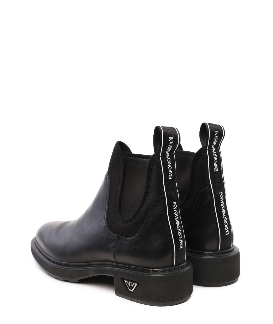 EMPORIO ARMANI Кожаные ботинки, фото 4
