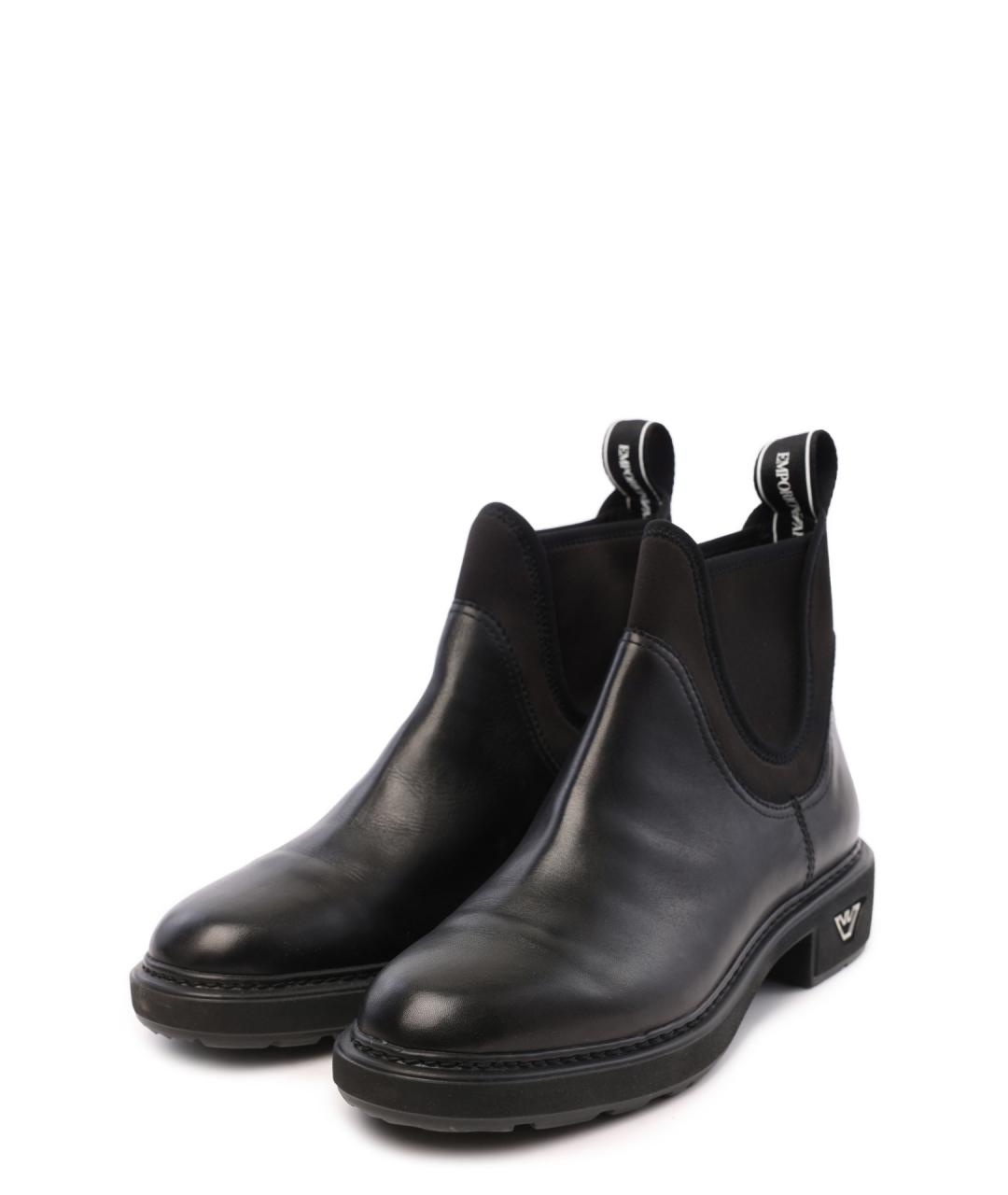EMPORIO ARMANI Кожаные ботинки, фото 5