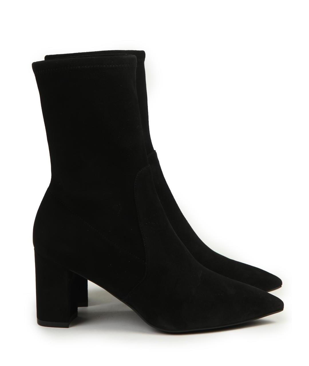 STUART WEITZMAN Черные ботильоны, фото 1