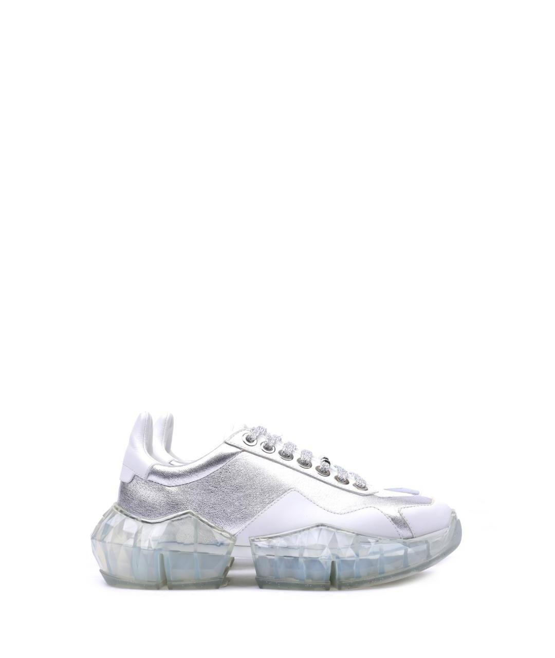 JIMMY CHOO Белые кроссовки, фото 1