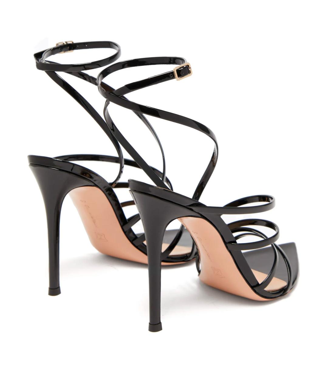 GIANVITO ROSSI Черные босоножки, фото 3