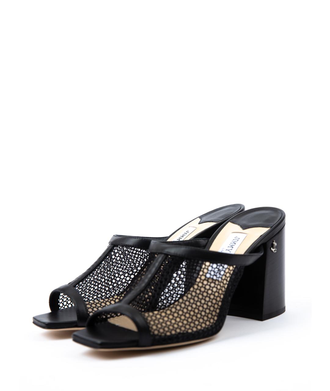 JIMMY CHOO Кожаные сабо, фото 4