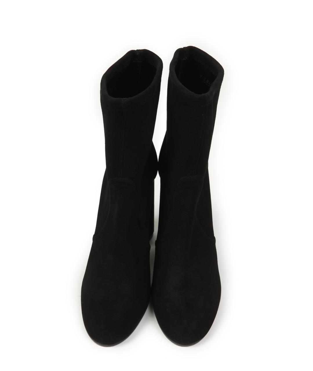 STUART WEITZMAN Черные замшевые ботильоны, фото 3