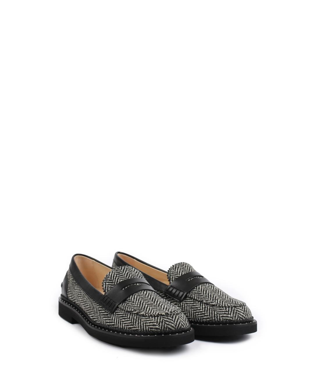 TOD'S Текстильные лоферы, фото 3