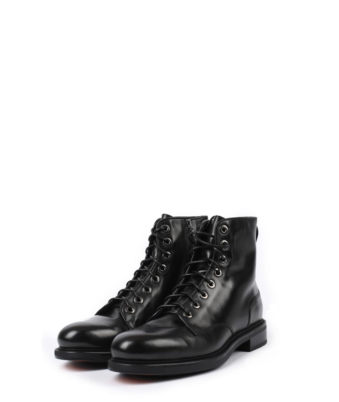 SANTONI Кожаные ботинки, фото 2