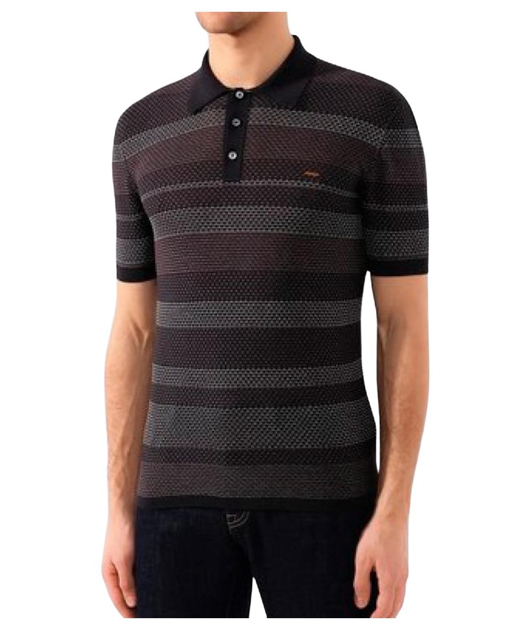 ZEGNA Фиолетовое поло с коротким рукавом, фото 1