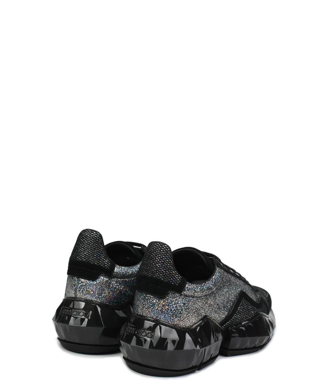 JIMMY CHOO Серебряные кроссовки, фото 4