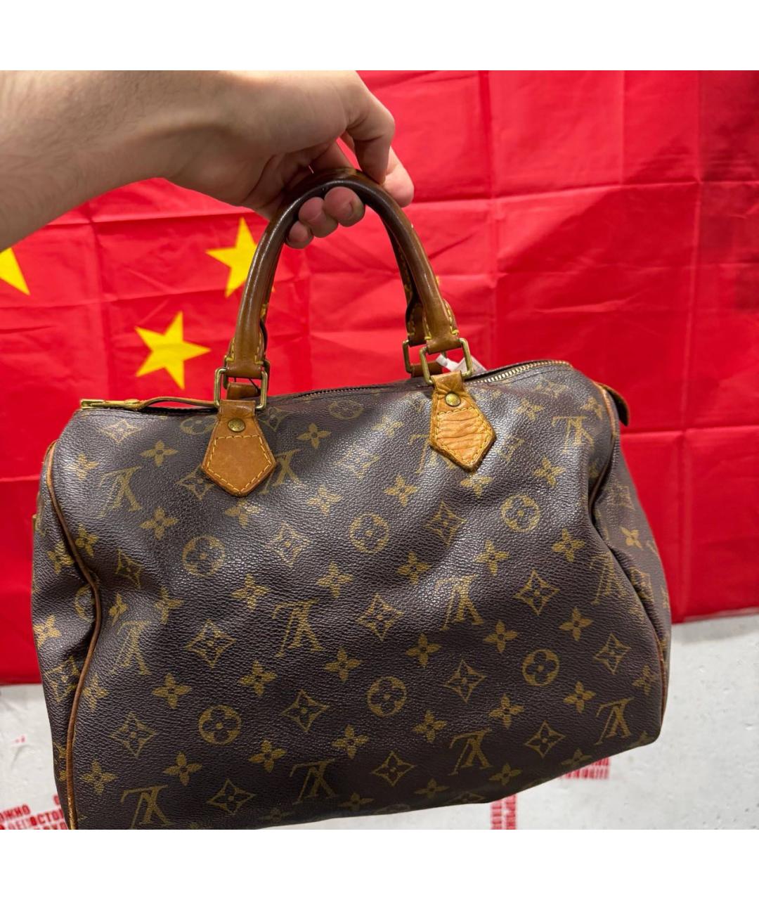 LOUIS VUITTON Коричневая сумка тоут, фото 2