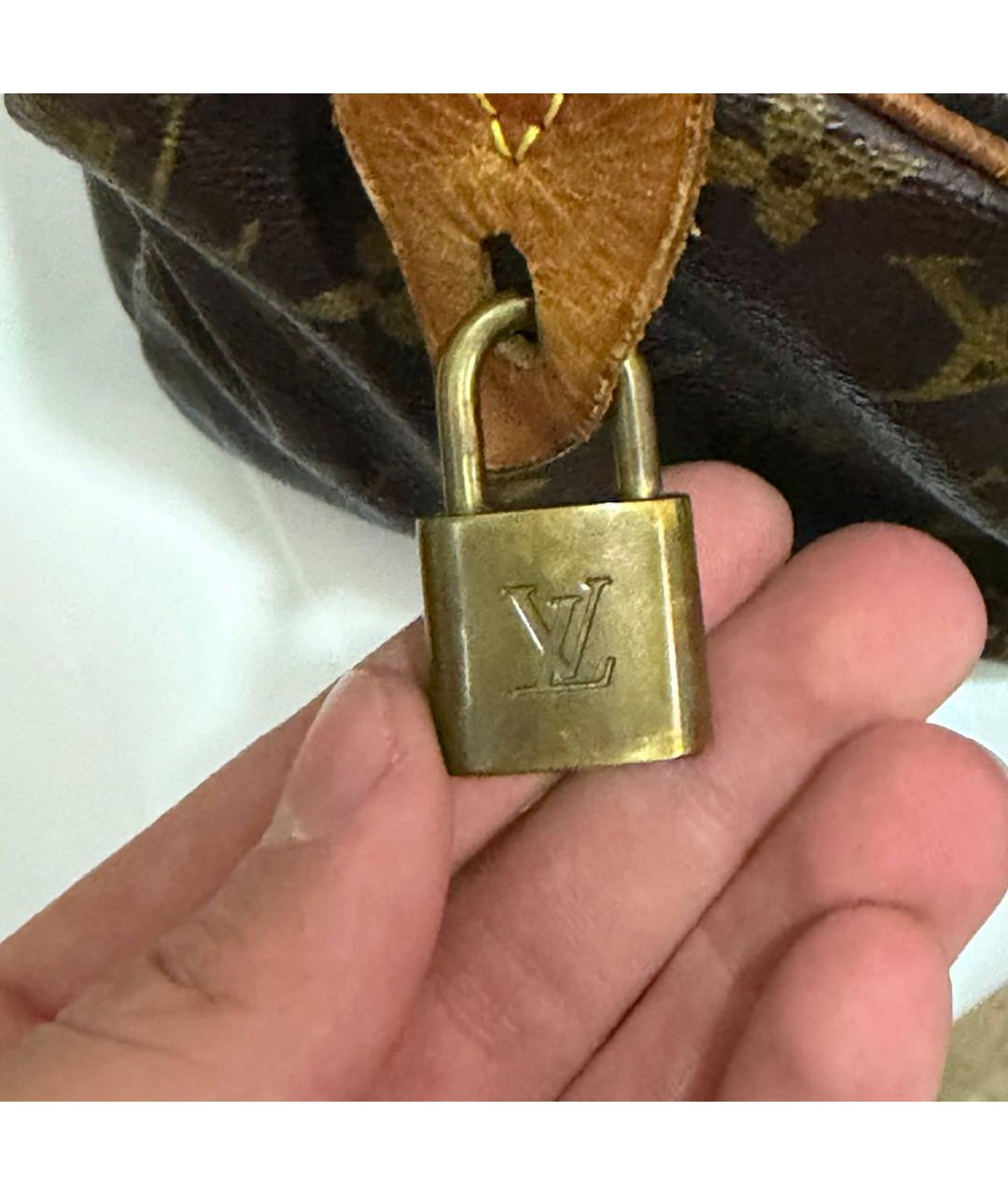 LOUIS VUITTON Коричневая сумка тоут, фото 5