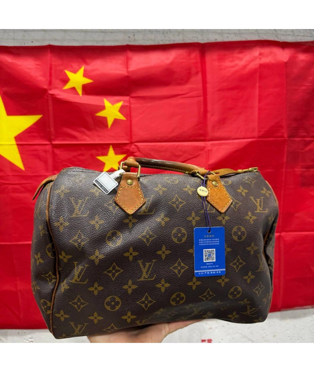 LOUIS VUITTON Коричневая сумка тоут, фото 3