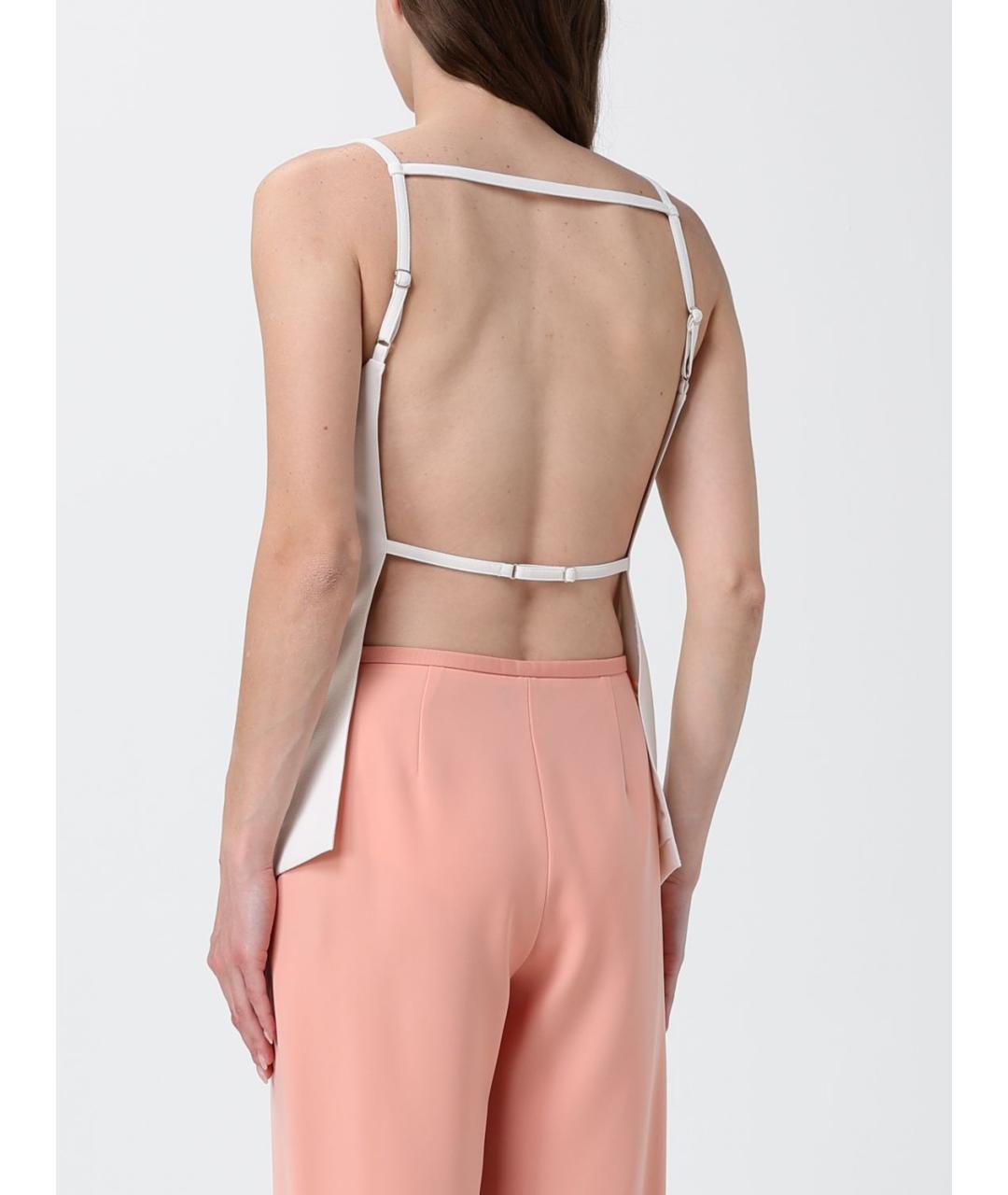ARMANI EXCHANGE Белая полиэстеровая майка, фото 2