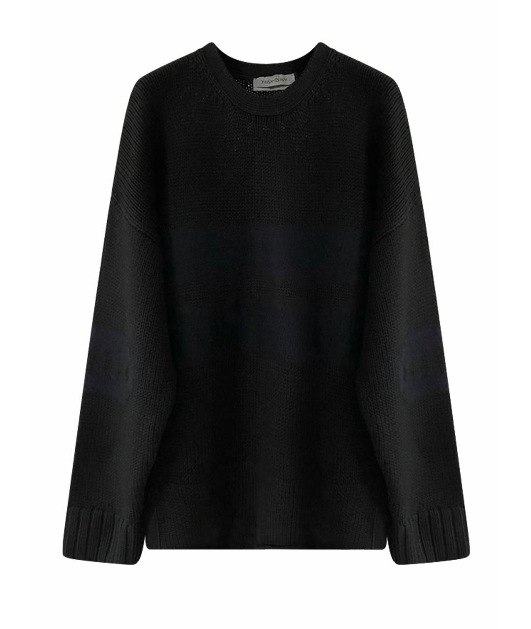 SAINT LAURENT Черный джемпер / свитер, фото 1