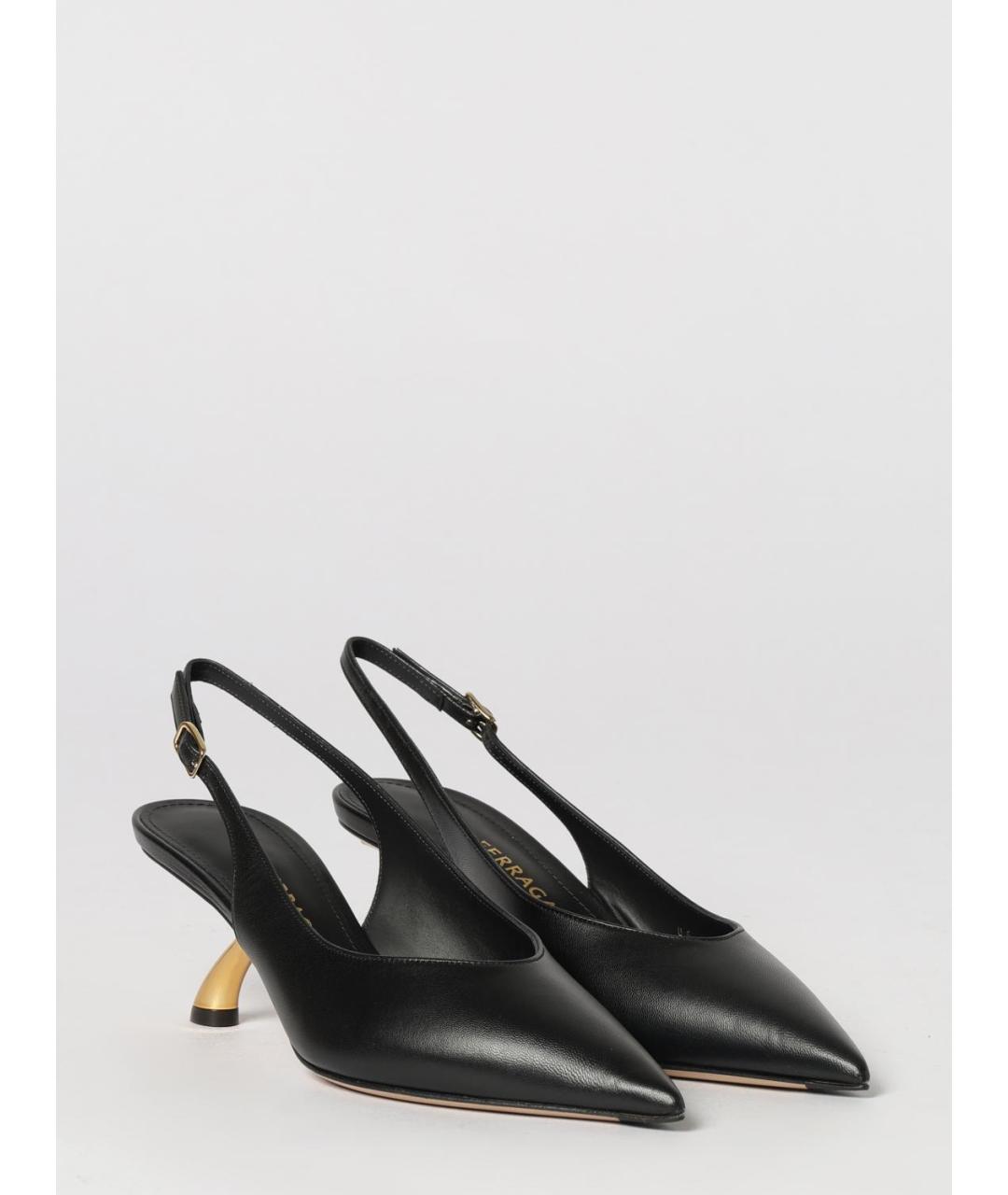 FERRAGAMO Черные туфли, фото 2