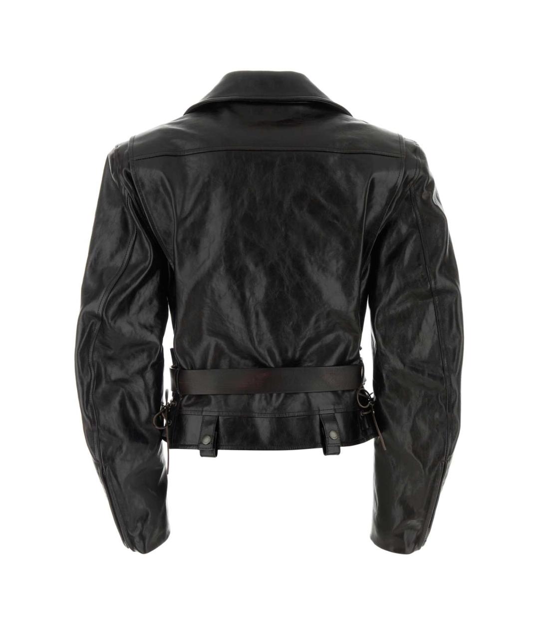 SAINT LAURENT Черная хлопковая куртка, фото 2