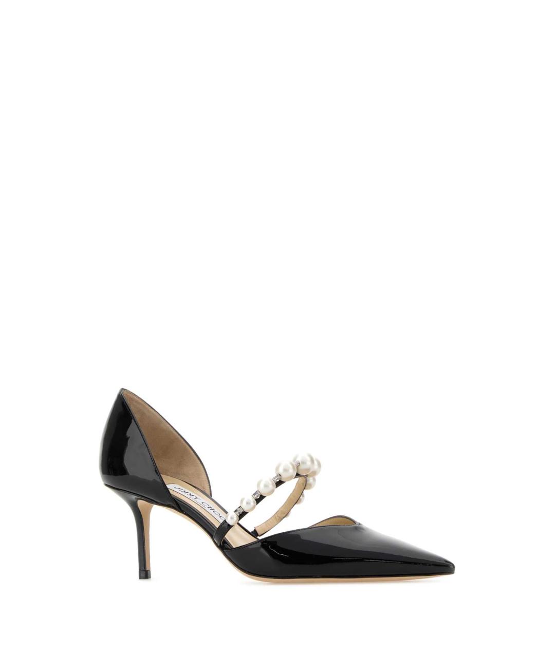 JIMMY CHOO Черные кожаные туфли, фото 2