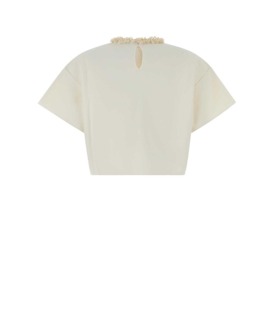 GIVENCHY Белая вискозная футболка, фото 2