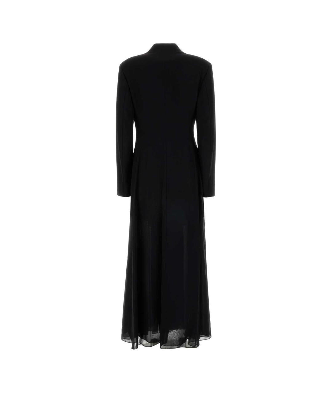 MAISON MARGIELA Черное шерстяное платье, фото 2
