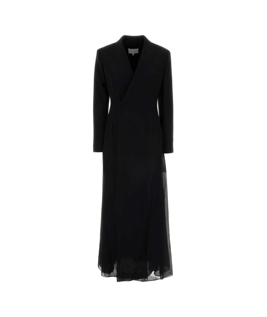 MAISON MARGIELA Черное шерстяное платье, фото 1
