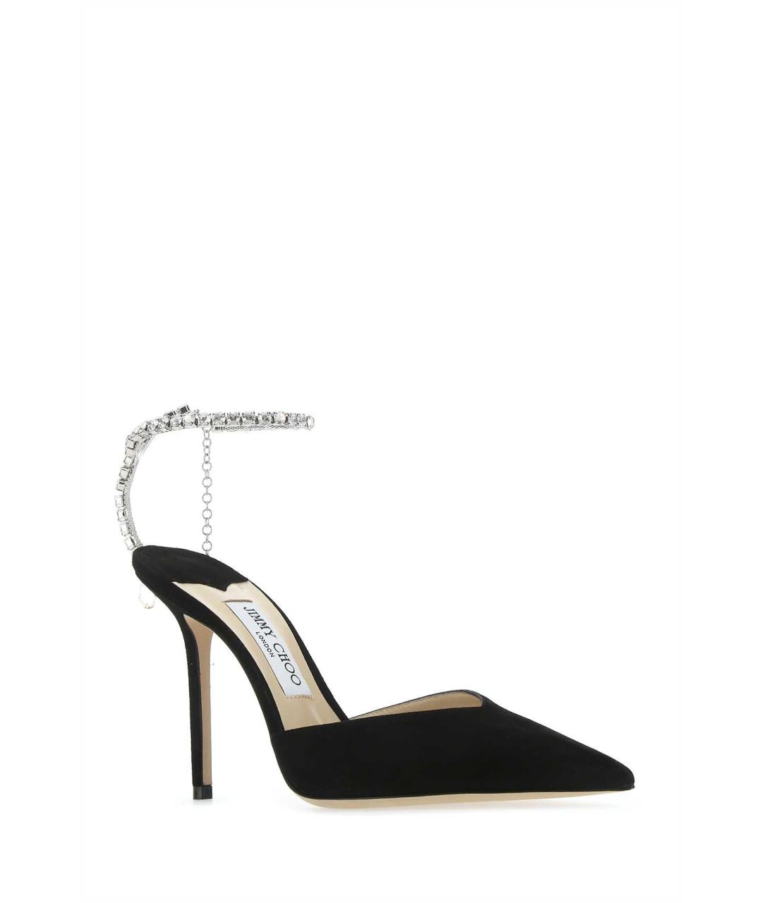 JIMMY CHOO Черные кожаные туфли, фото 2