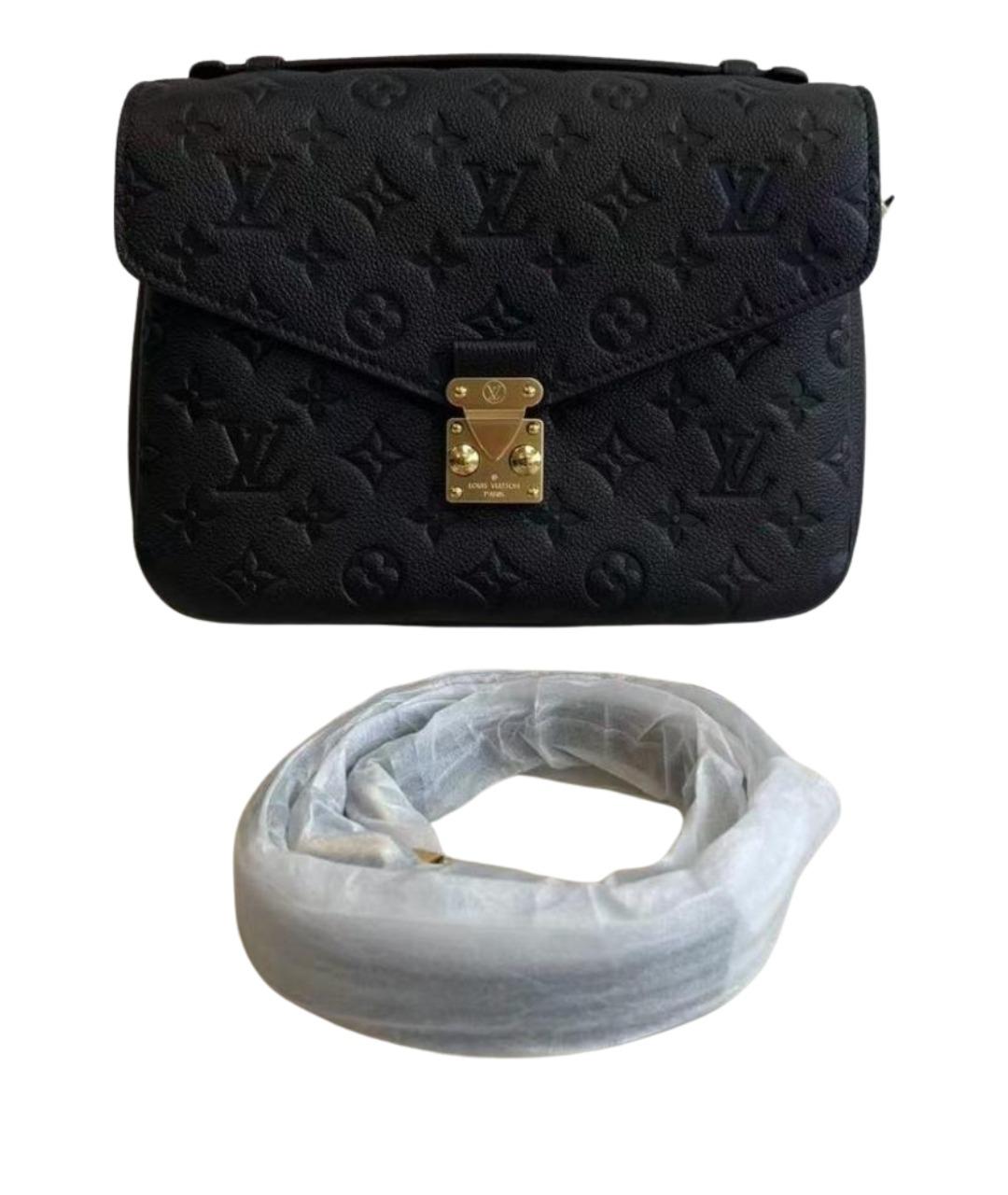 LOUIS VUITTON Черная замшевая сумка через плечо, фото 1