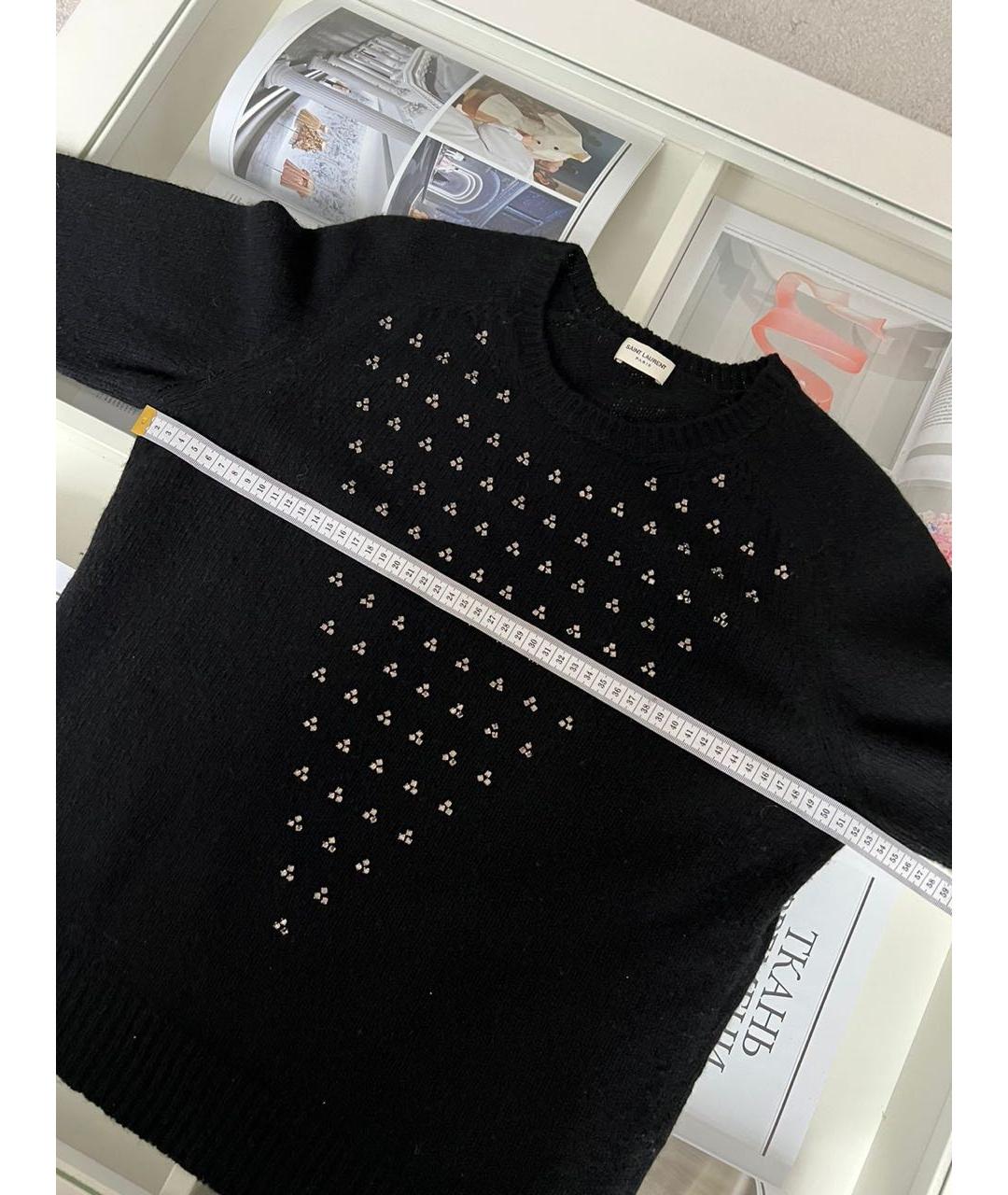 SAINT LAURENT Черный джемпер / свитер, фото 7