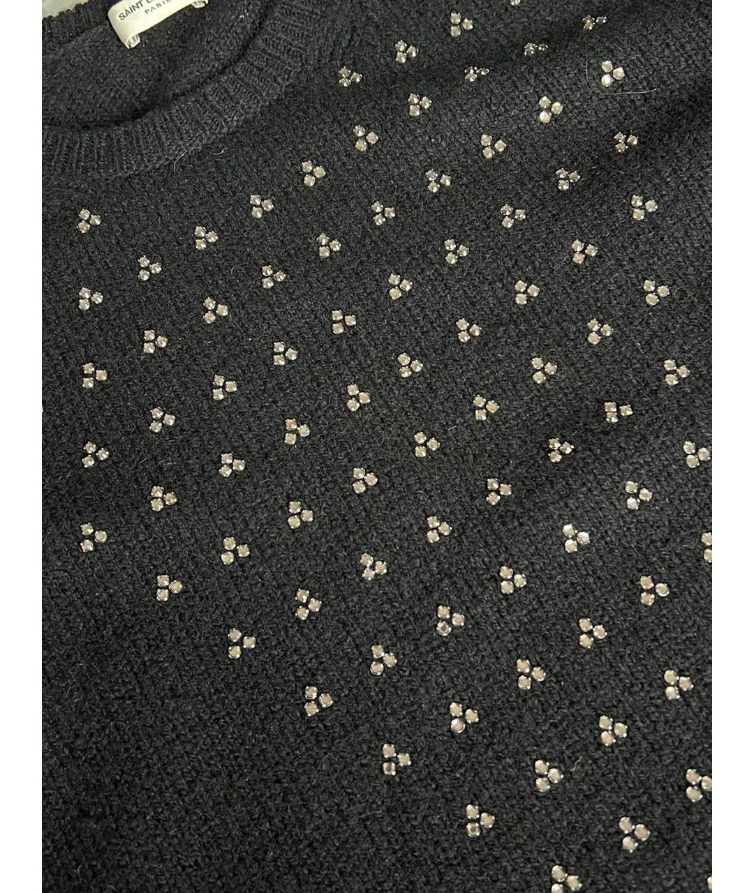 SAINT LAURENT Черный джемпер / свитер, фото 6