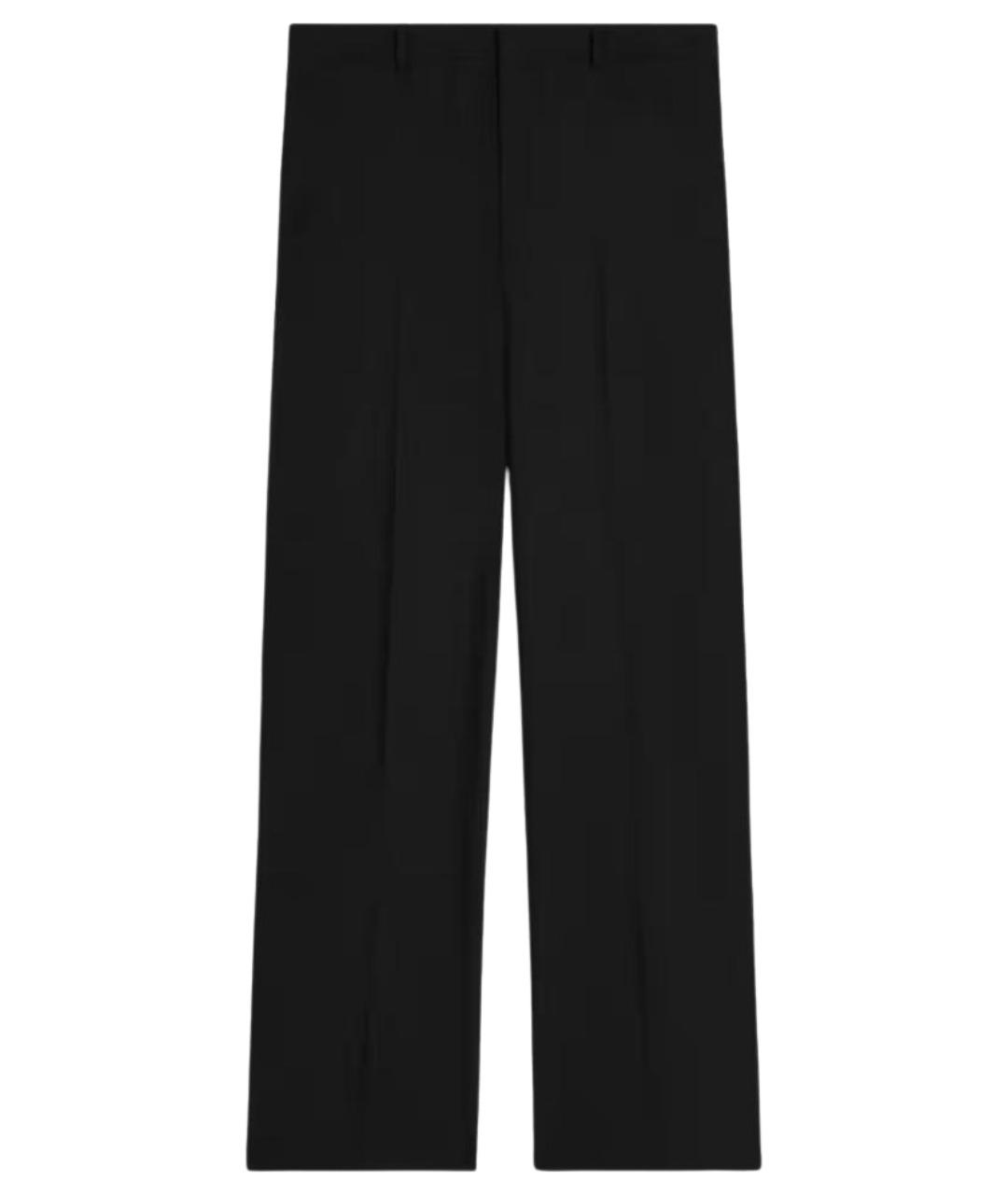 CELINE Черные шерстяные классические брюки, фото 4