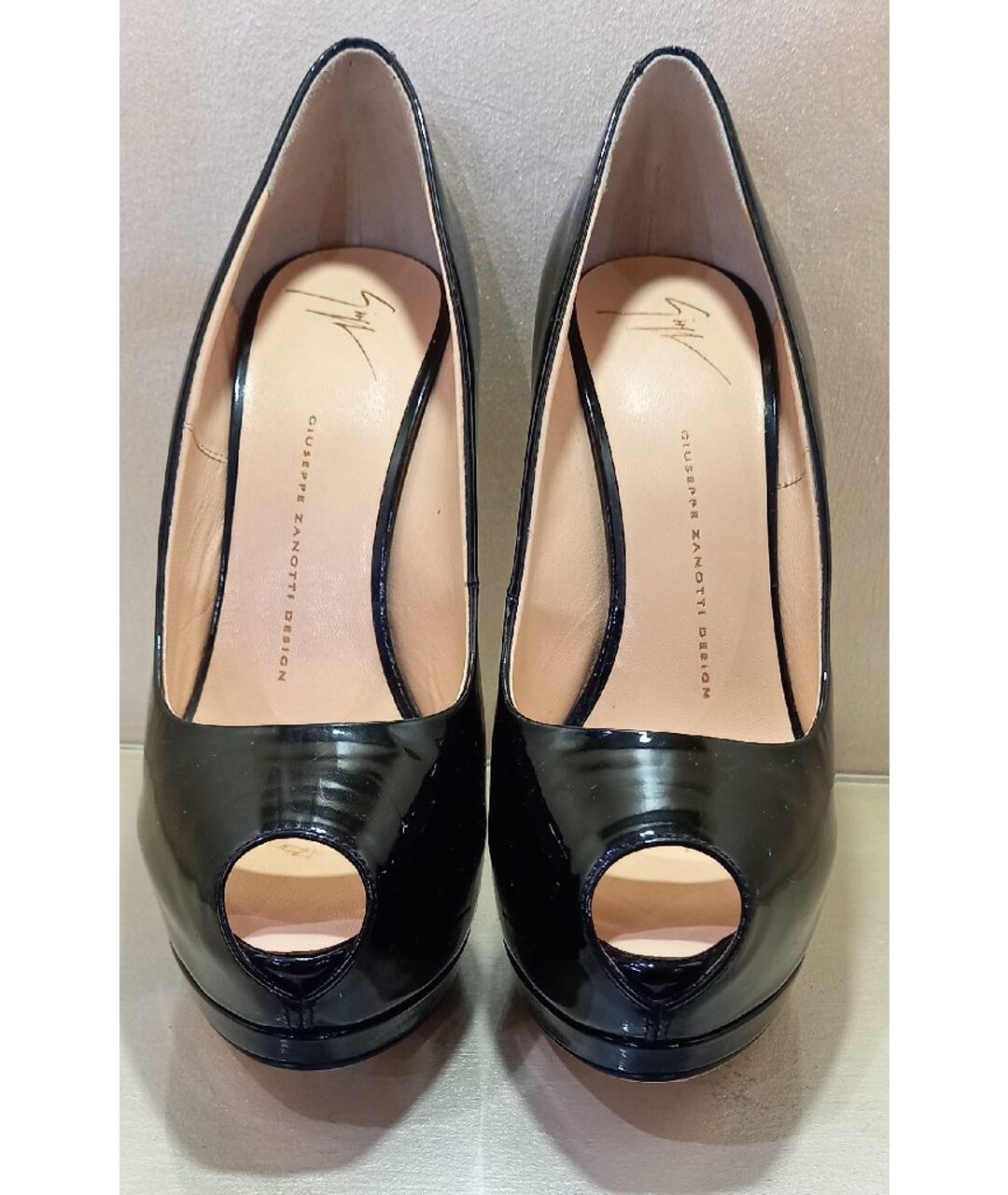 GIUSEPPE ZANOTTI DESIGN Черные туфли из лакированной кожи, фото 2