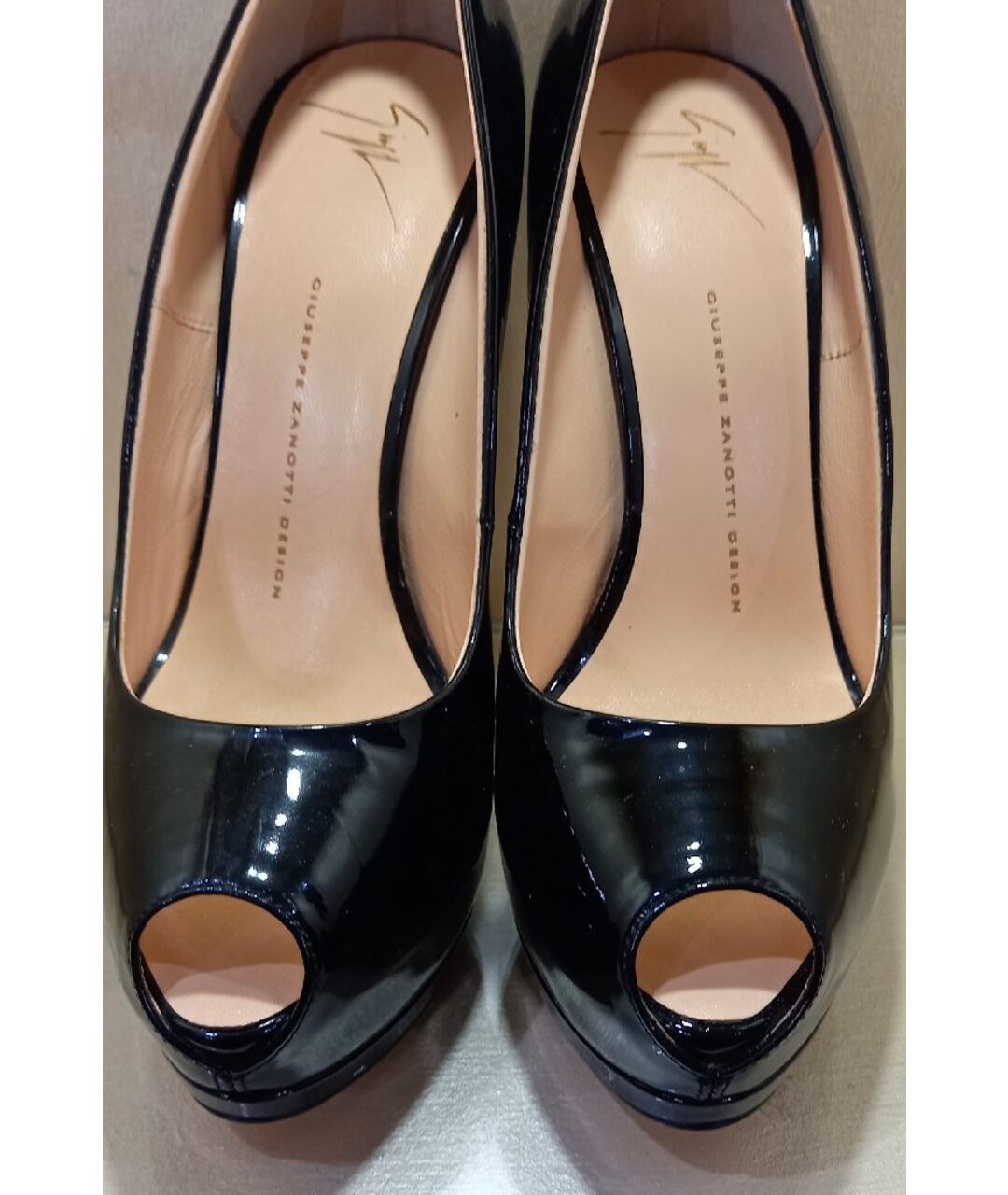 GIUSEPPE ZANOTTI DESIGN Черные туфли из лакированной кожи, фото 6