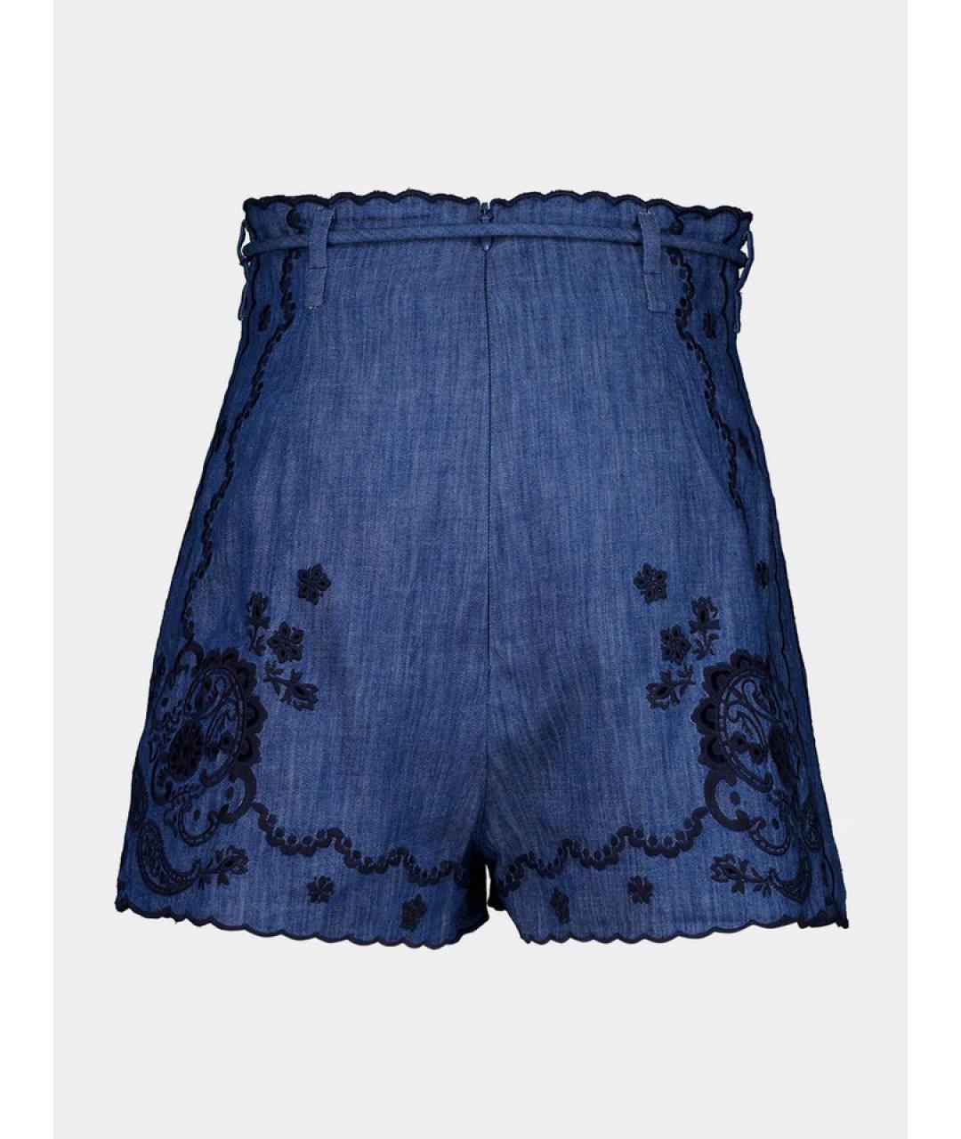ZIMMERMANN Синие шорты, фото 2