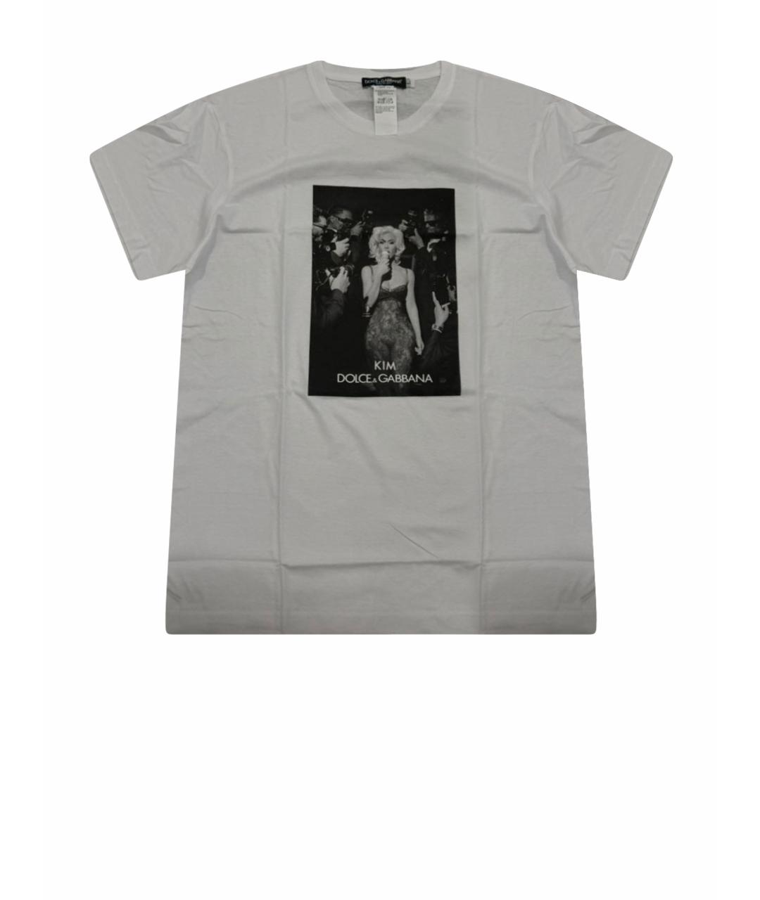 DOLCE&GABBANA Белая футболка, фото 1