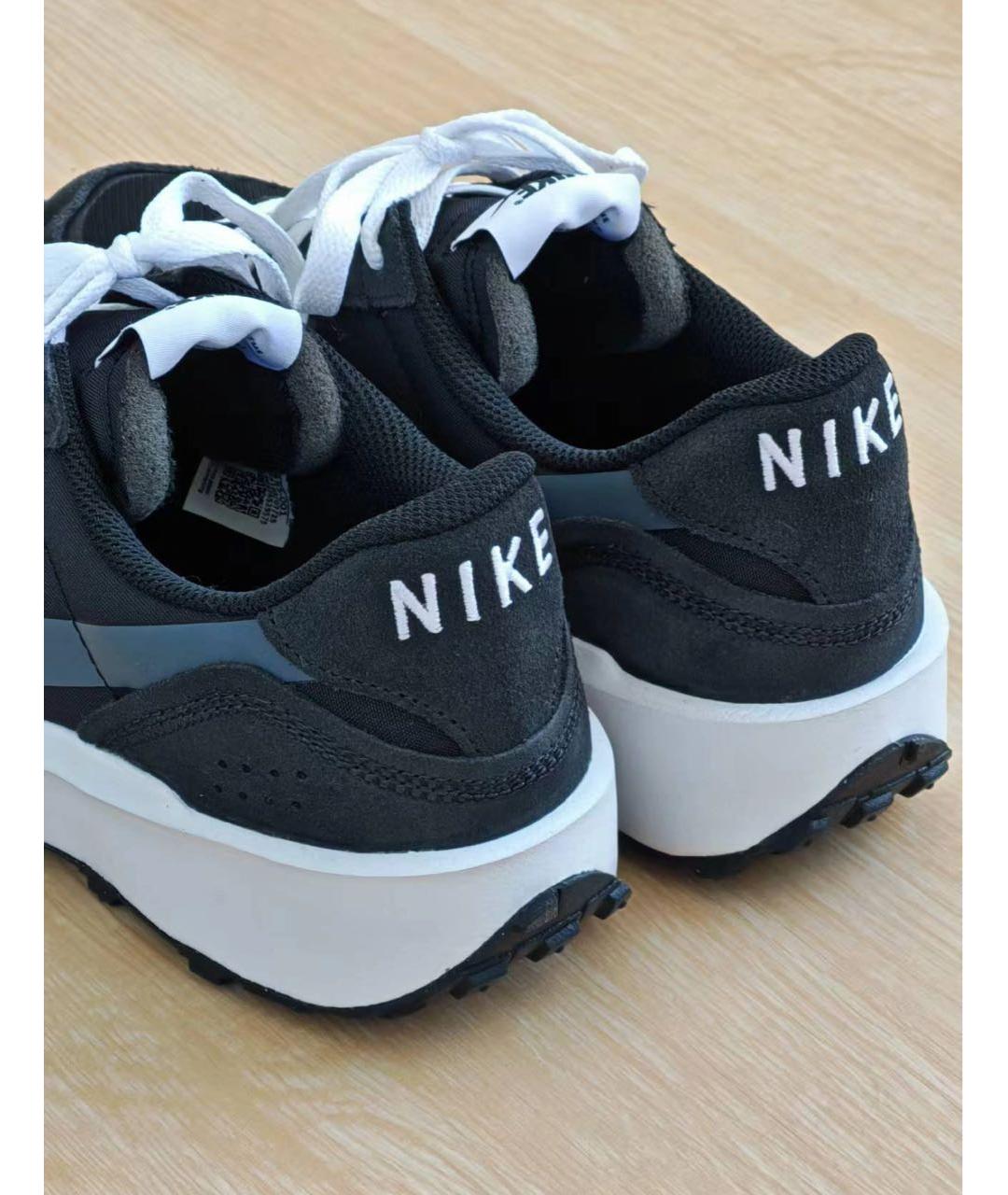NIKE Антрацитовые замшевые низкие кроссовки / кеды, фото 6