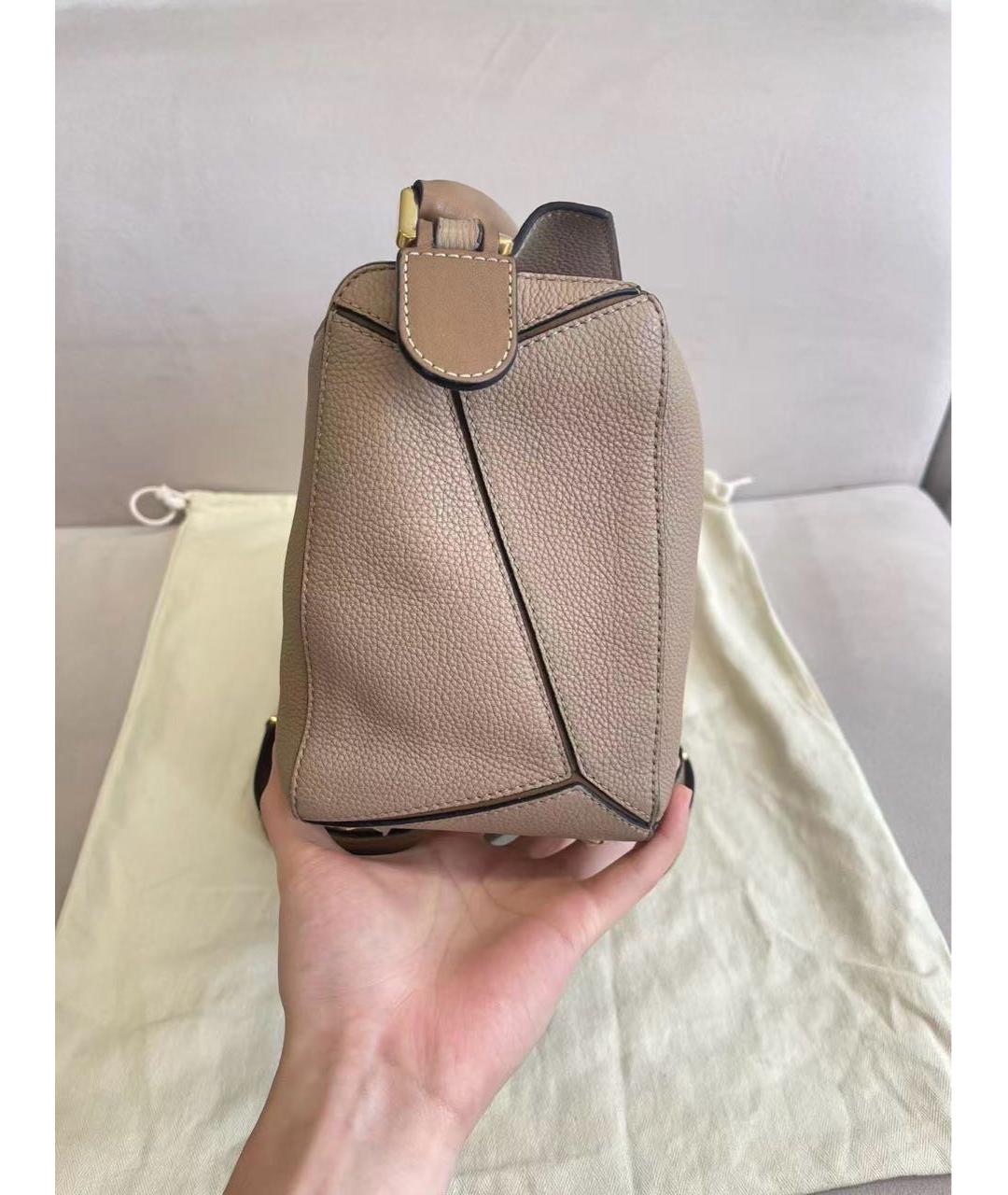 LOEWE Салатовая замшевая сумка через плечо, фото 4
