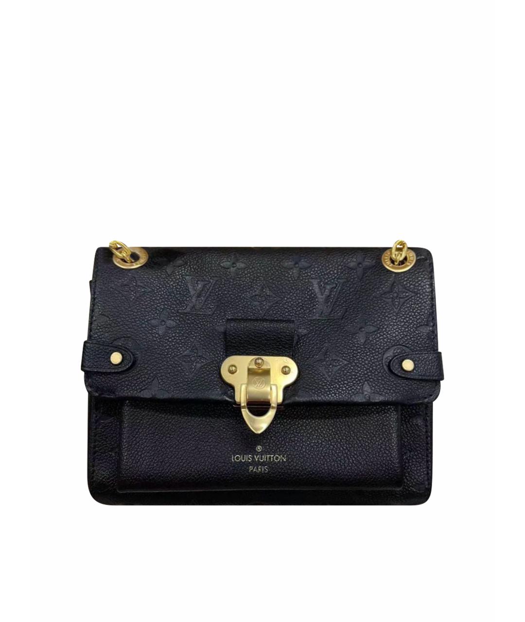 LOUIS VUITTON Черная замшевая сумка через плечо, фото 1
