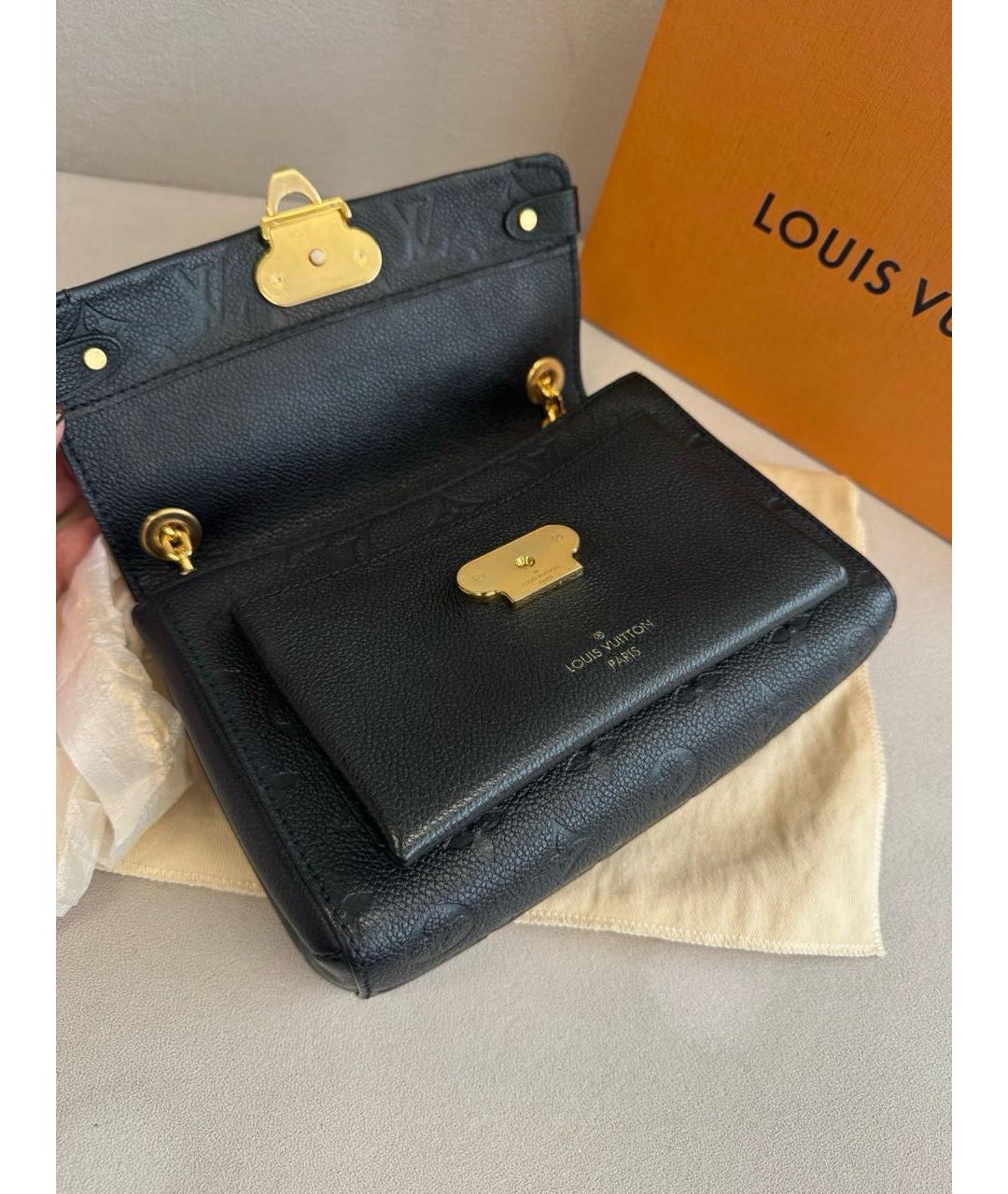 LOUIS VUITTON Черная замшевая сумка через плечо, фото 5