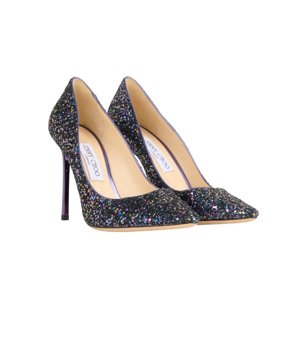 JIMMY CHOO Фиолетовые кожаные туфли, фото 7
