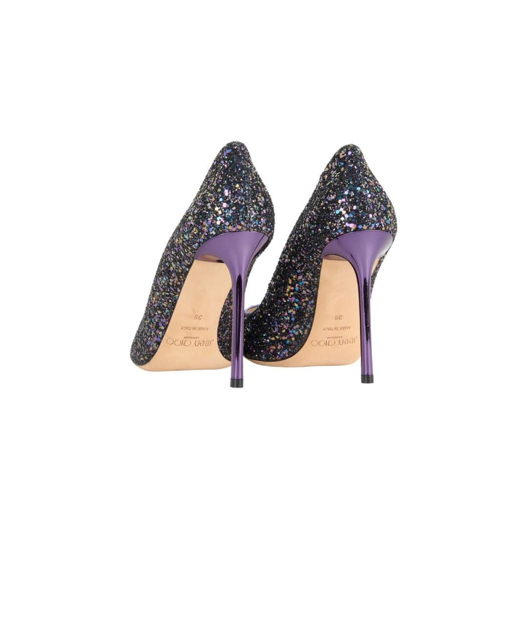 JIMMY CHOO Фиолетовые кожаные туфли, фото 2