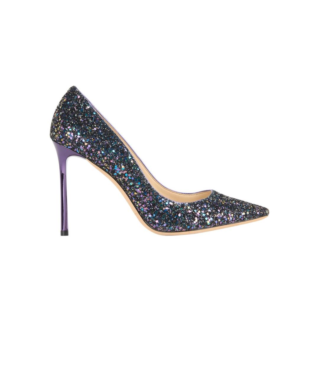 JIMMY CHOO Фиолетовые кожаные туфли, фото 3