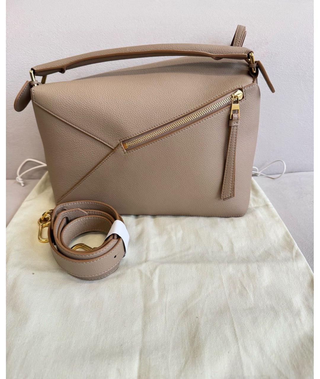 LOEWE Салатовая замшевая сумка через плечо, фото 2