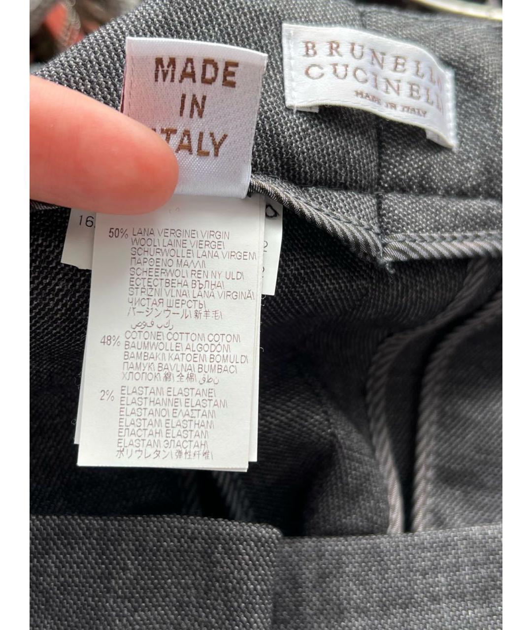 BRUNELLO CUCINELLI Прямые брюки, фото 4
