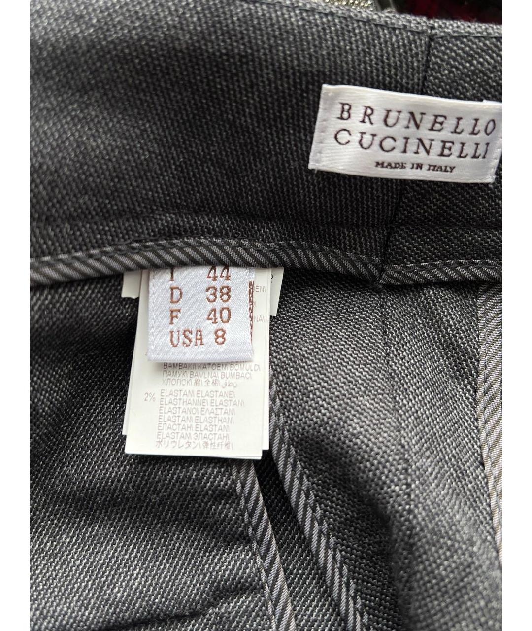 BRUNELLO CUCINELLI Прямые брюки, фото 3