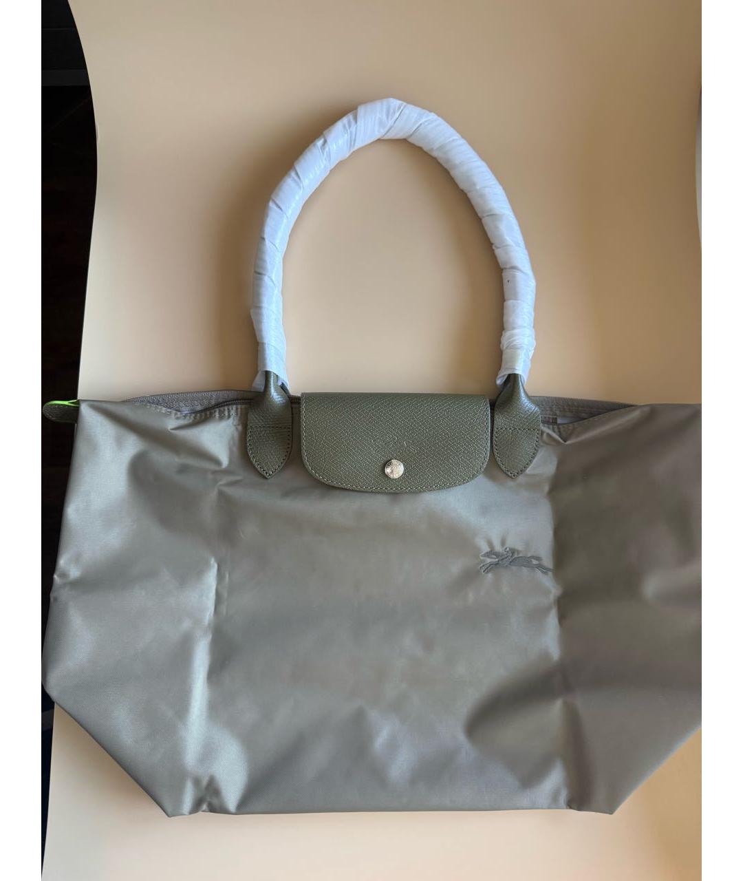 LONGCHAMP Хаки сумка тоут, фото 8