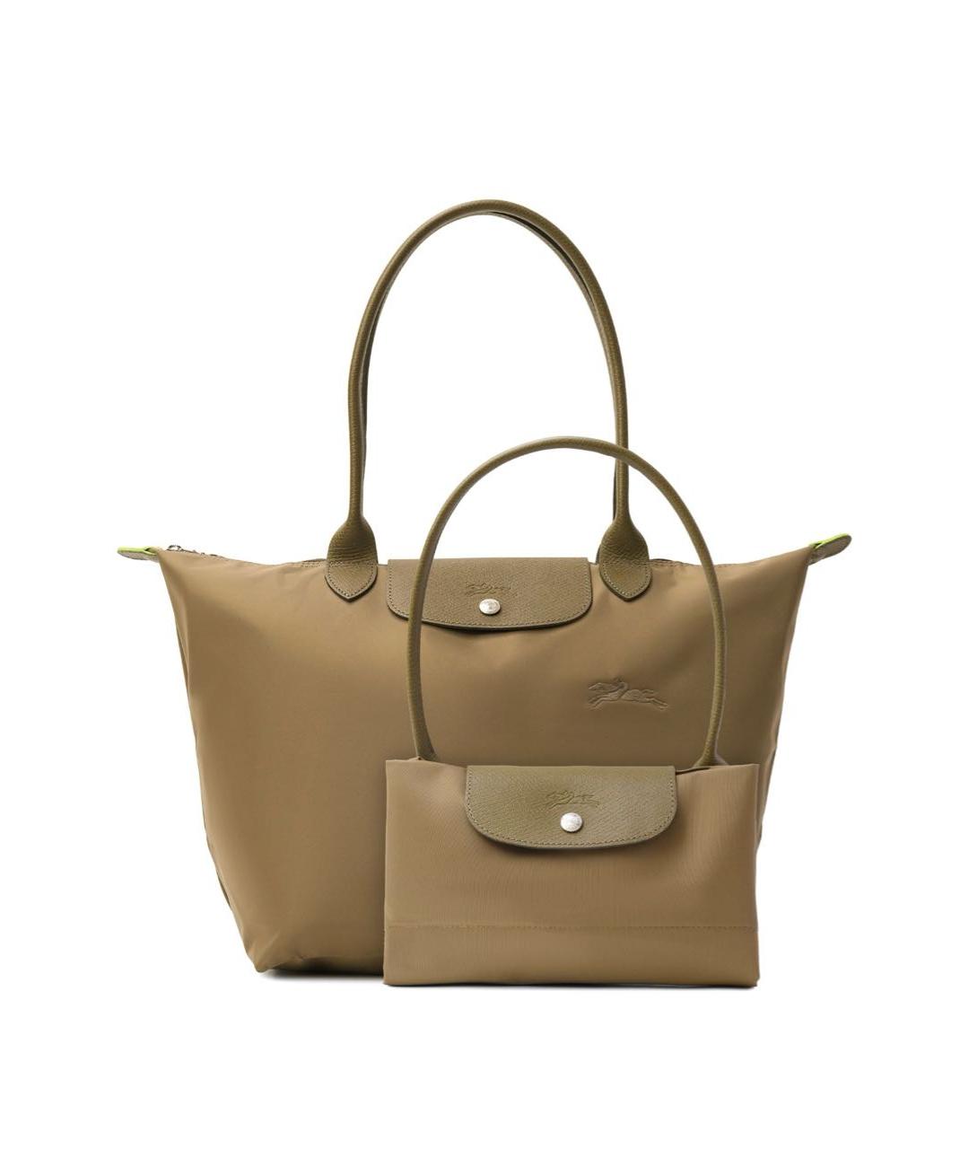 LONGCHAMP Хаки сумка тоут, фото 2