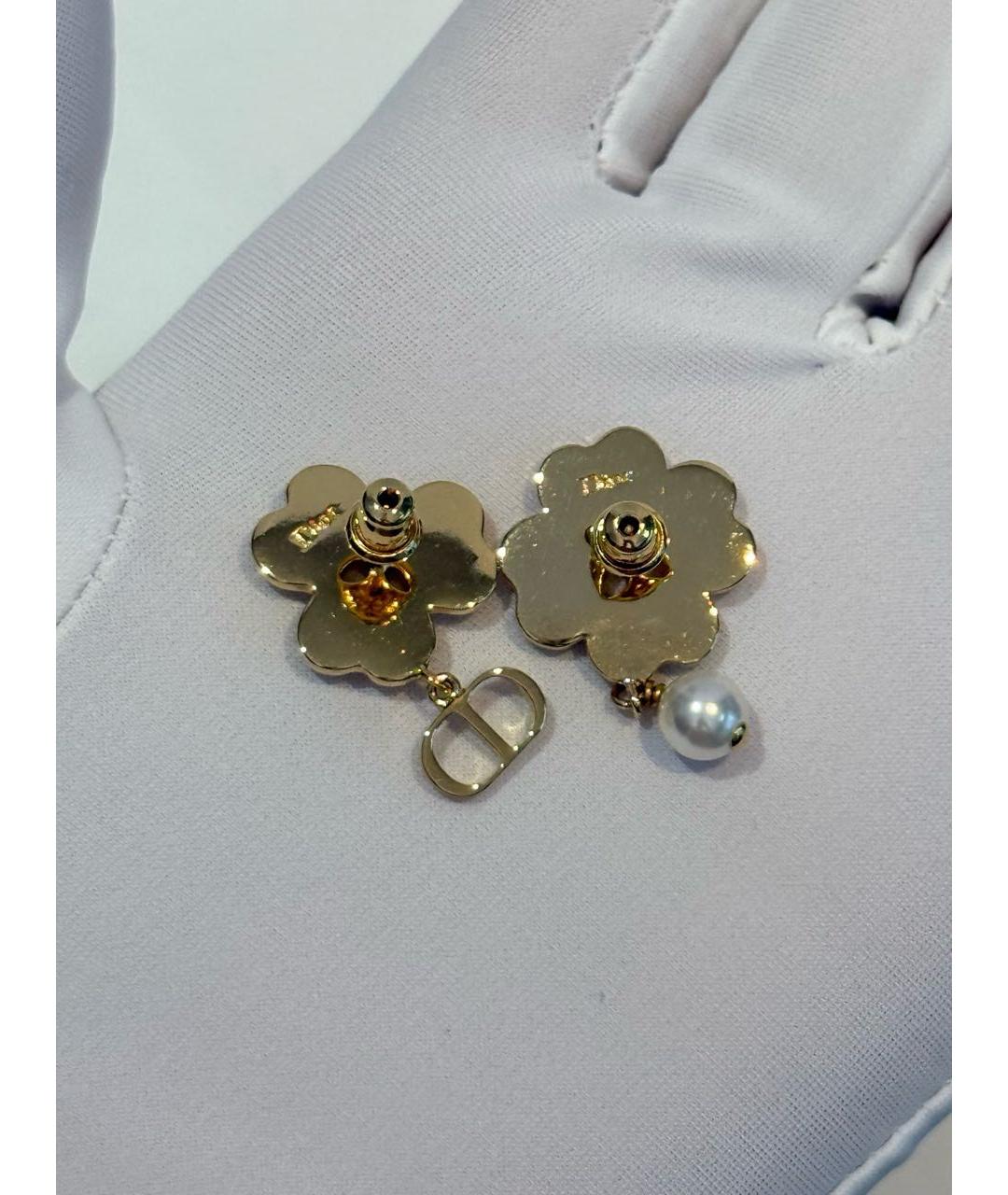 CHRISTIAN DIOR Золотые серьги, фото 6