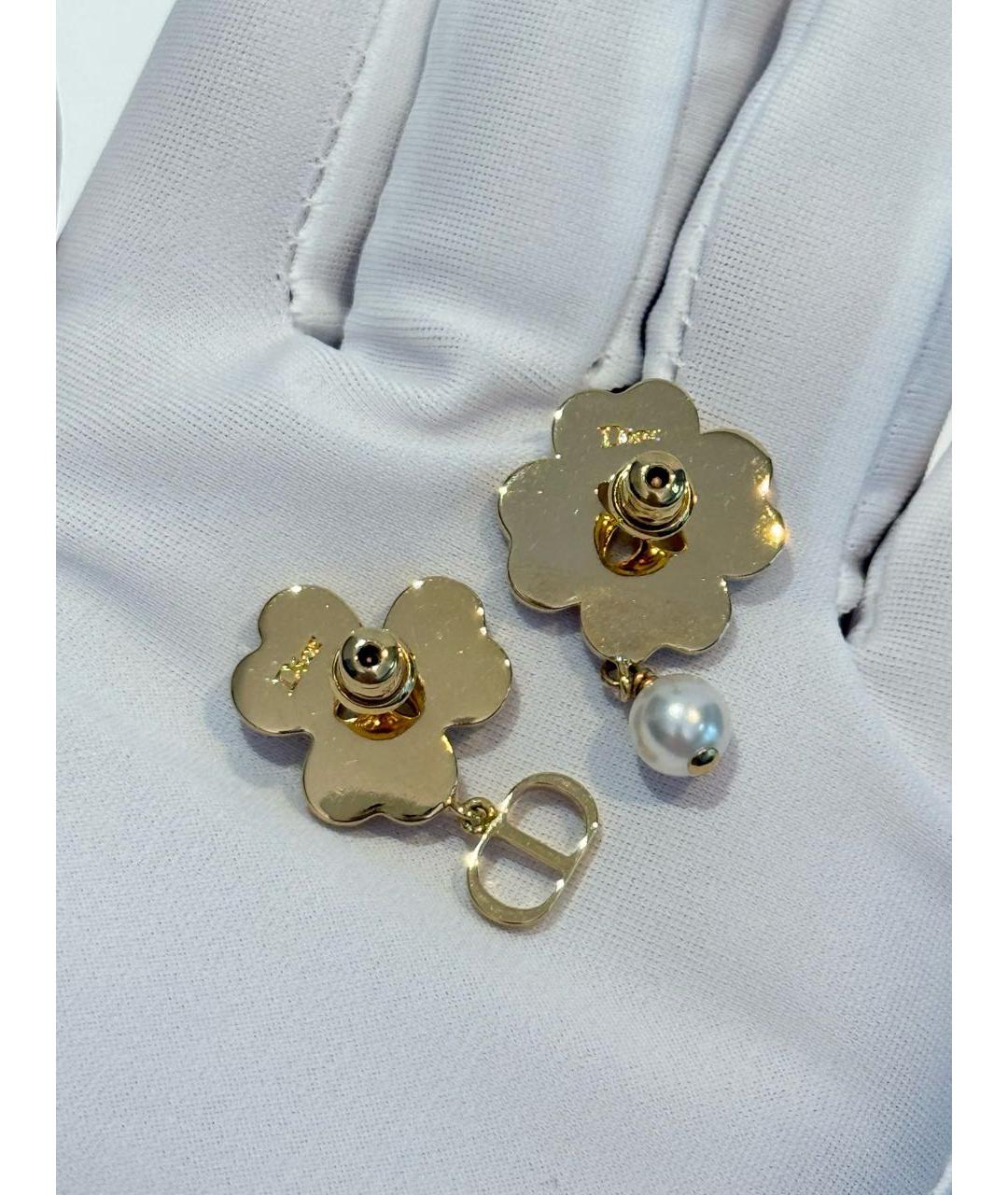CHRISTIAN DIOR Золотые серьги, фото 5