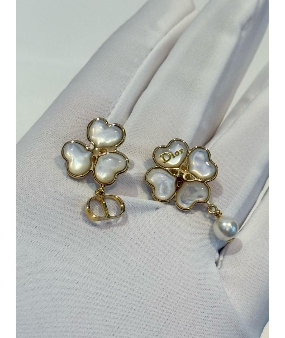 CHRISTIAN DIOR Золотые серьги, фото 9