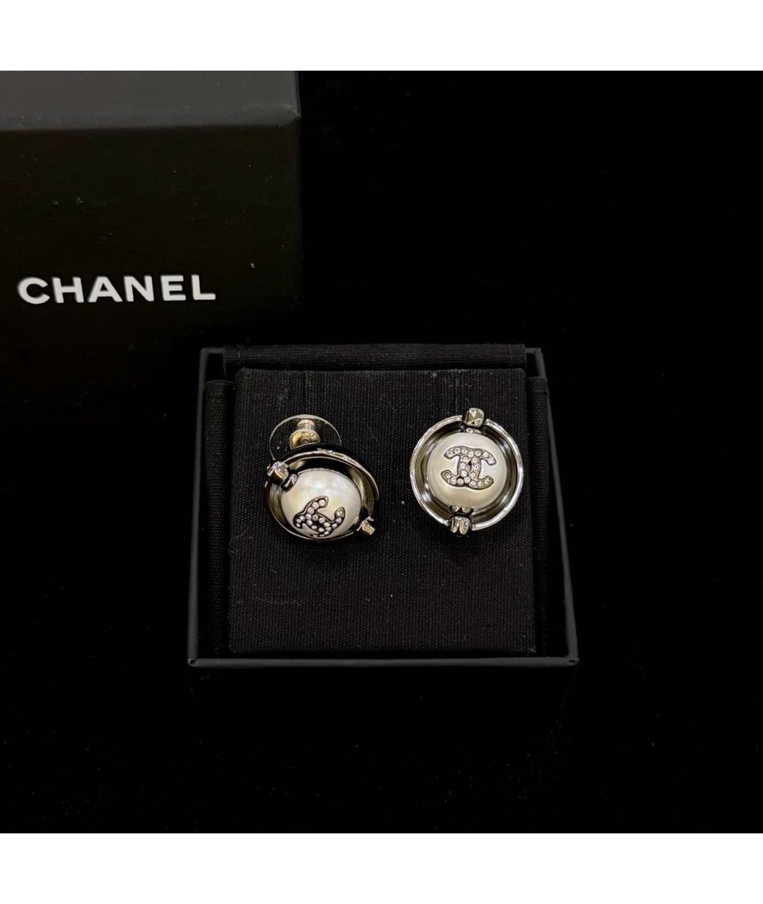 CHANEL Золотые серьги, фото 3