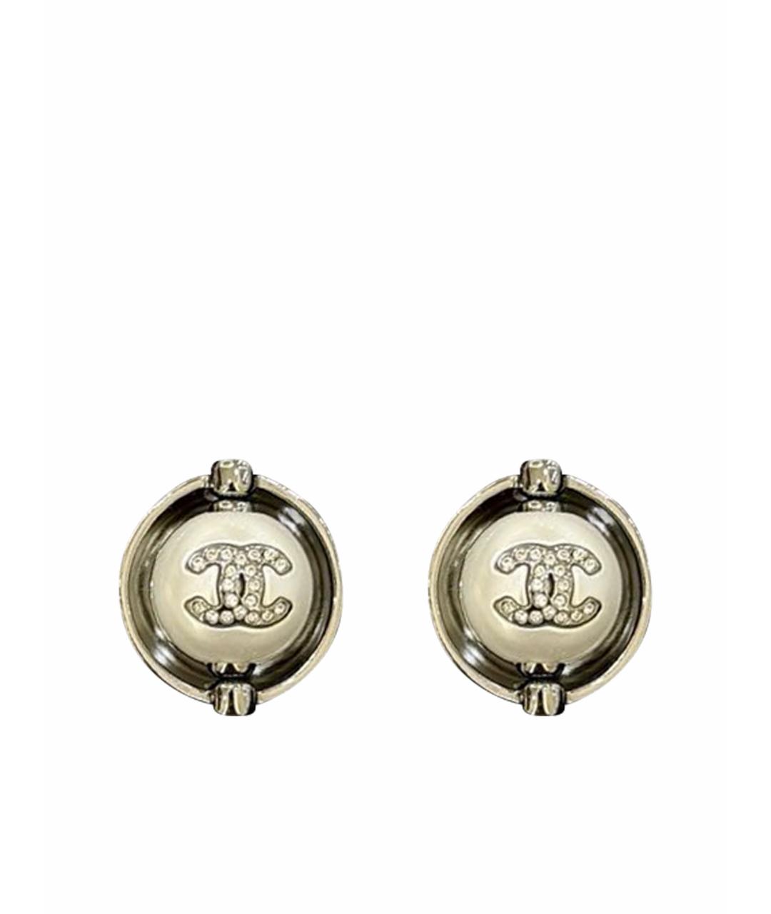 CHANEL Золотые серьги, фото 1